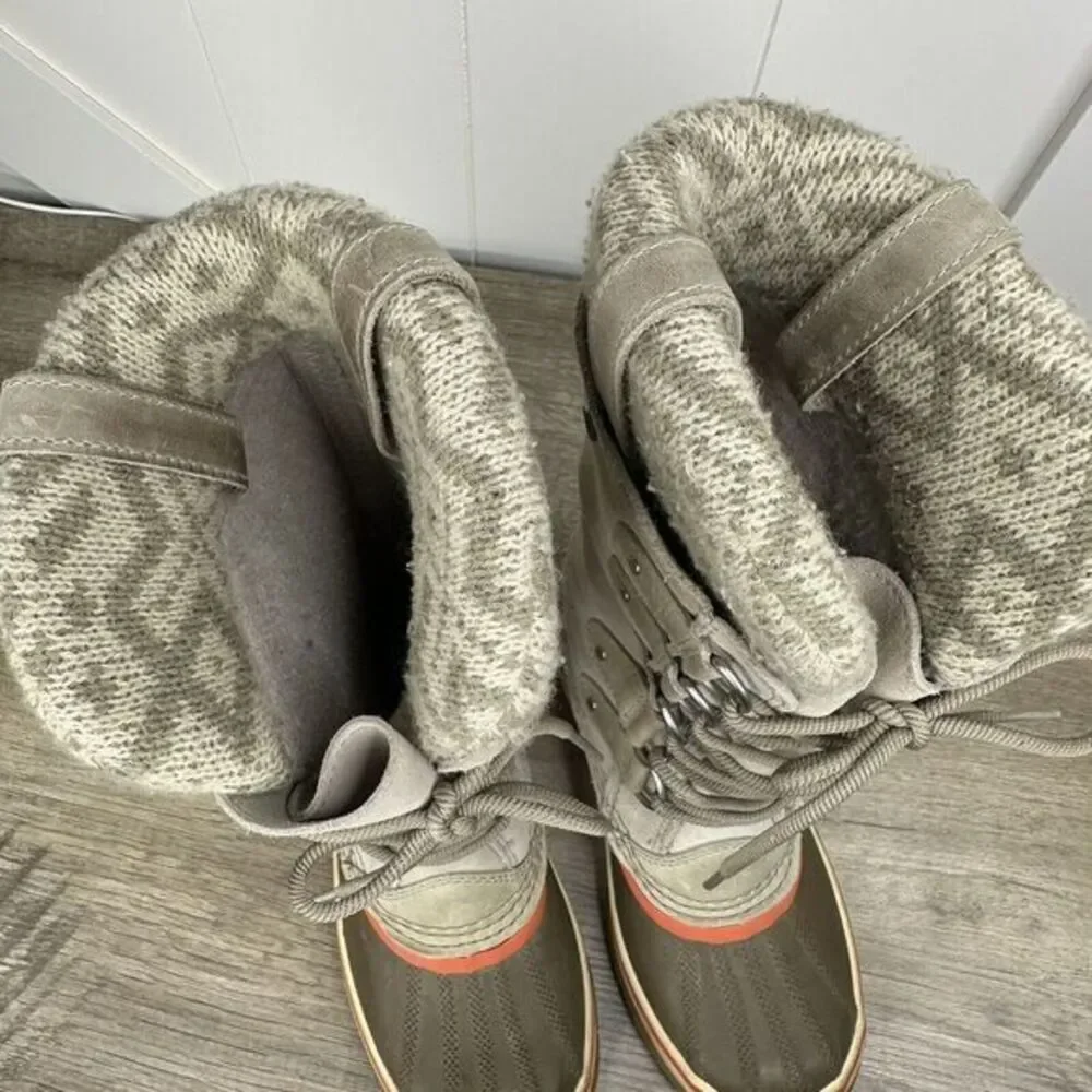 Sorel Women's Joan of Arctic Size 6 Waterproof Winter Snow Boots NL2084-160